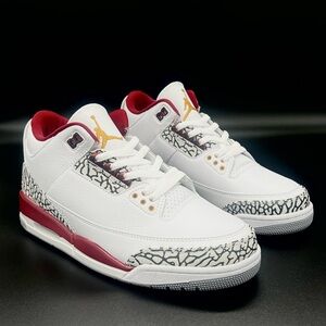 Jordan 3 Cardinal Red